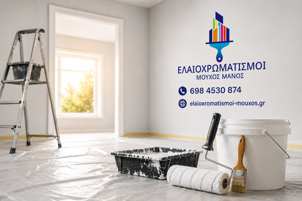 Ελαιοχρωματιστής Αθήνα, Μπογιατζής, Βαψίματα, Βάψιμο διαμερίσματος, Βάψιμο σπιτιού, Ανακαίνιση σπιτιού, χρώματα τοίχου